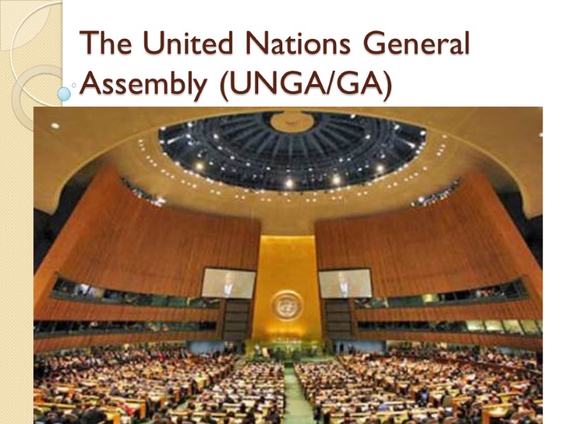 The United Nations General Assembly (UNGA/GA)